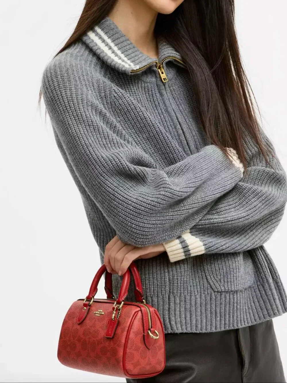 Coach Mini Rowan Crossbody Bag In Signature Canvas CEY63